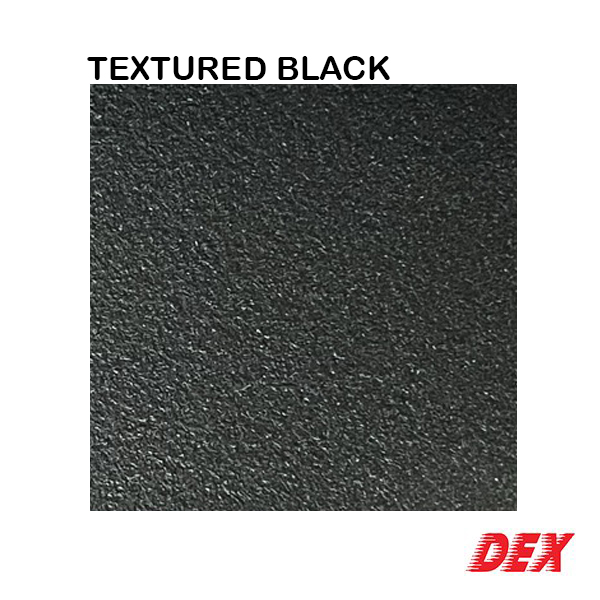 DEX Textured Black Powder Coating Finish